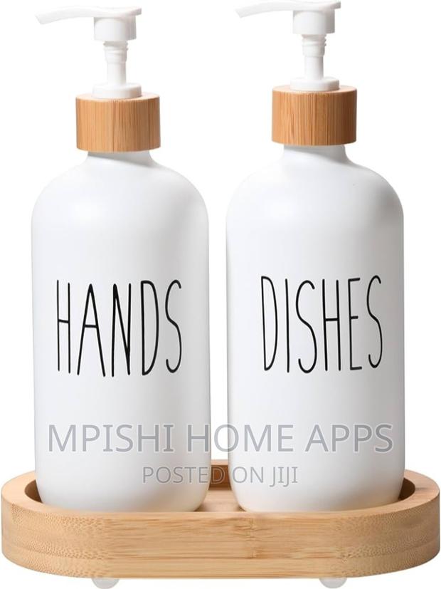 2pcs Kitchen Sink Dish SOAP//LOTION Dispenser, Each 500 Ml - thumbnail 2