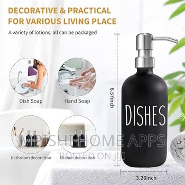 2pcs Kitchen Sink Dish SOAP//LOTION Dispenser, Each 500 Ml - thumbnail 5