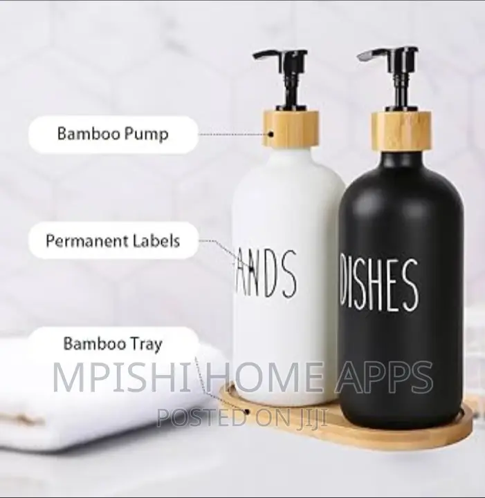 2pcs Kitchen Sink Dish SOAP//LOTION Dispenser, Each 500 Ml