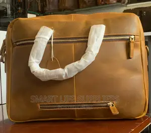 Brown Leather Briefcase Laptop Bag For 15 Inch Laptop – 7513