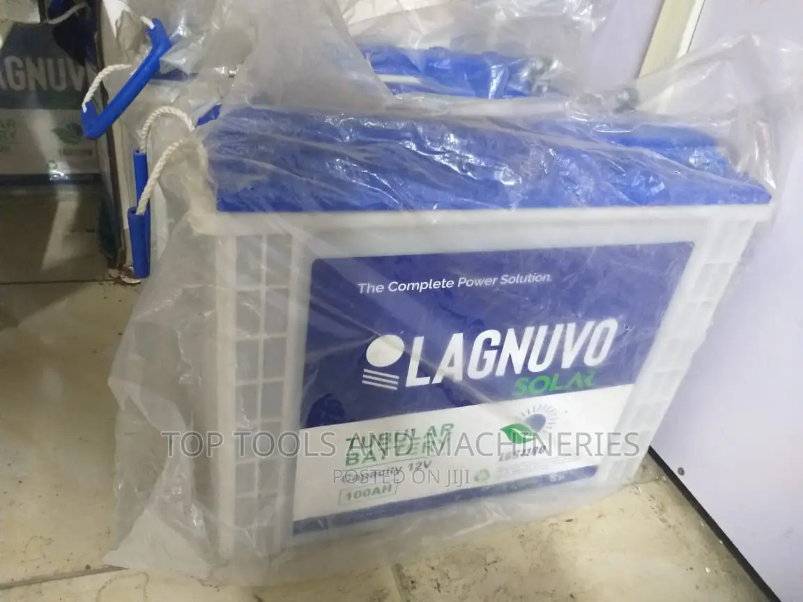 Lagnuvo Solar 12V 100ah Tall Tubular Battery