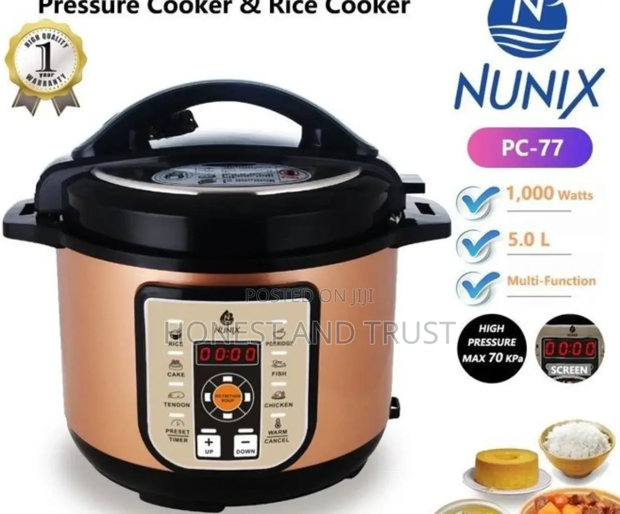 6l Pressure Cooker Nunix