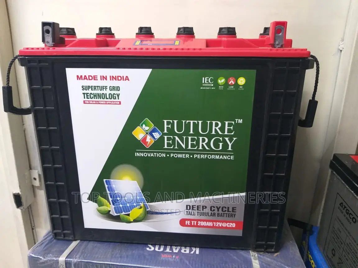 Future Energy 12V 200ah Deep Cycle Tall Tubular Battery