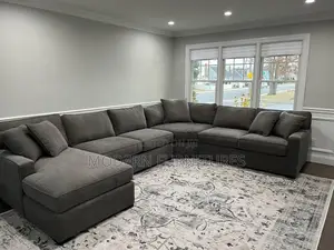 Dark Grey U Sofa