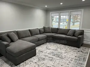 Dark Grey U Sofa