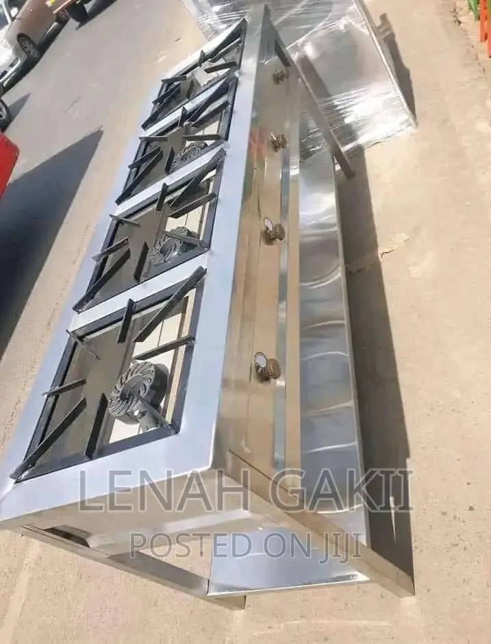 Stainless Steel 4 Burner Gas Cooker