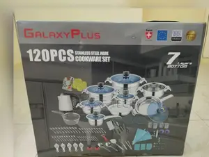 120 Pieces Cookware Set Stainless Steel