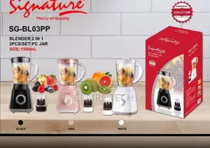 Signature 2 in 1 Blender (Pink Black)1500 Ml