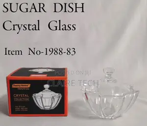 Crystal Glass Sugar Dish