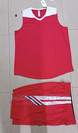 Red Imported Quality Basketball Jerseys - main view