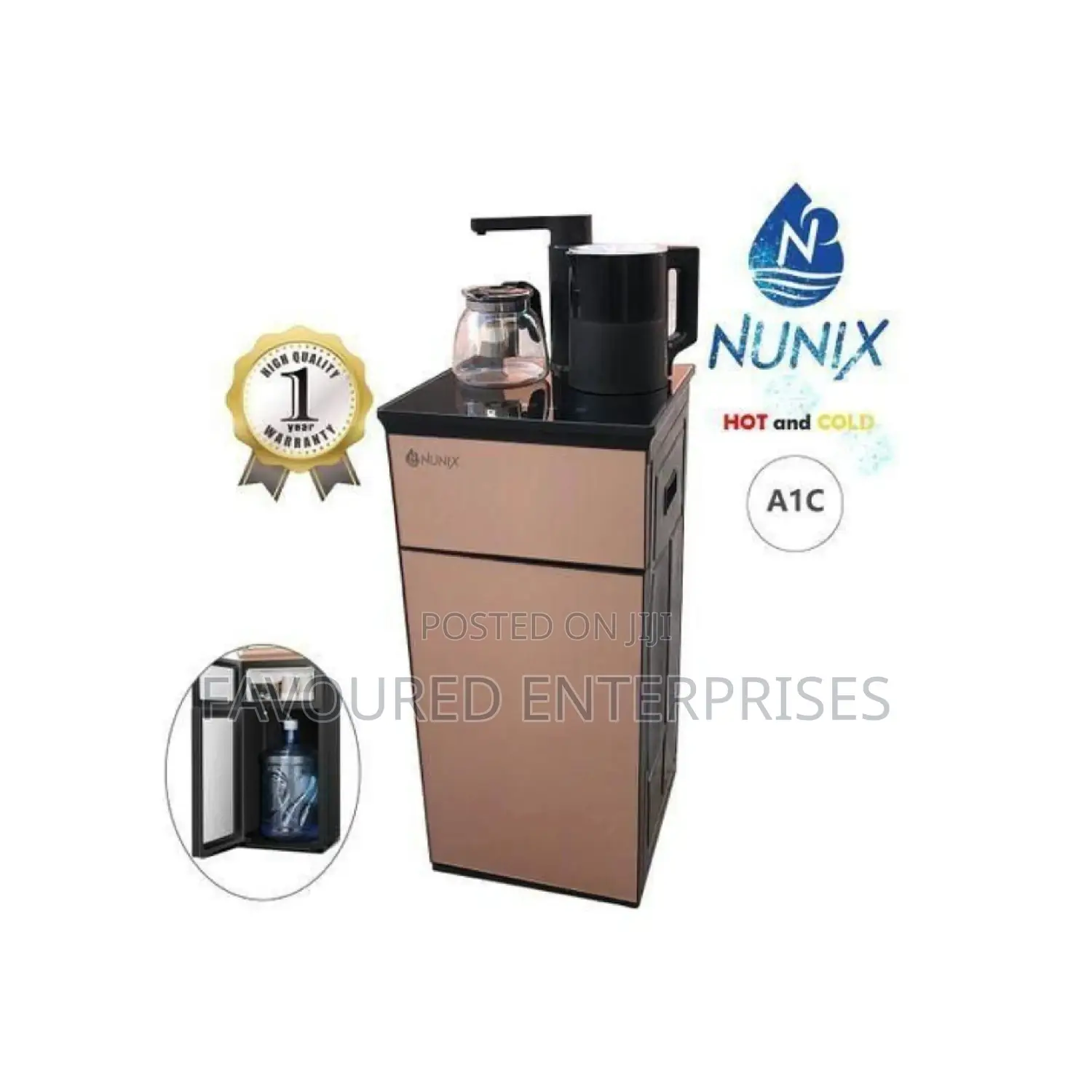 Nunix A1 Bottom Load Hot and Normal Water Dispenser
