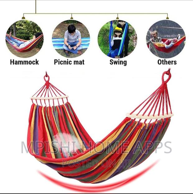 Stripped Outdoor Hammock - thumbnail 2