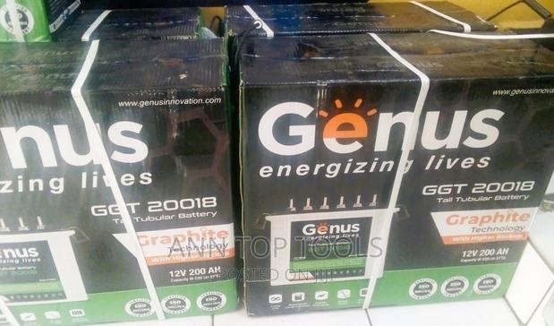 Genus 200ah 12V Tall Tubular Battery - main view