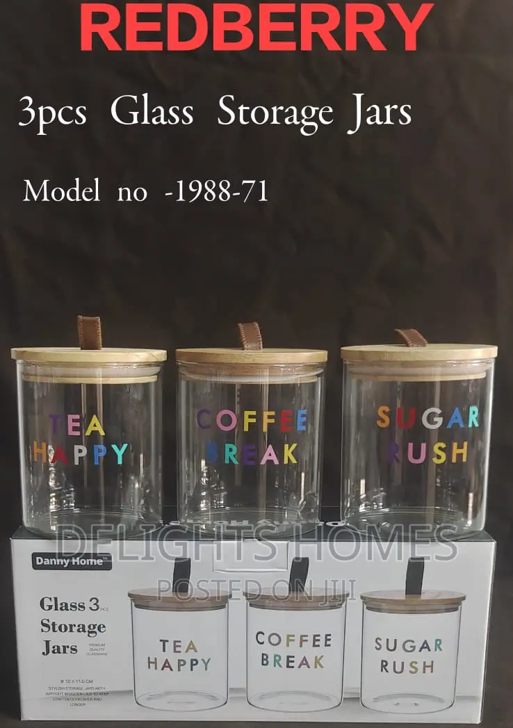 3pcs Storage Jars