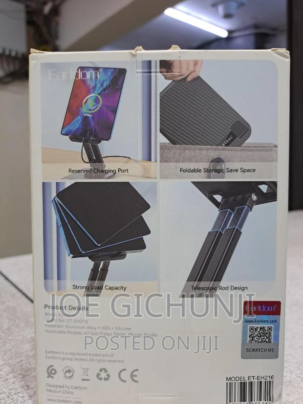 Earldom 360 Rotation Metal Tablet Desk Stand EH216 - thumbnail 2
