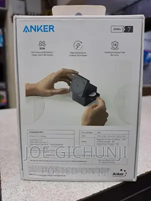 Anker 3-in-1 Cube With Magsafe- Wireless Charging Station