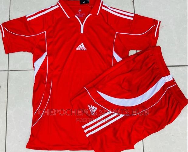 Red Imported Football Jerseys - main view