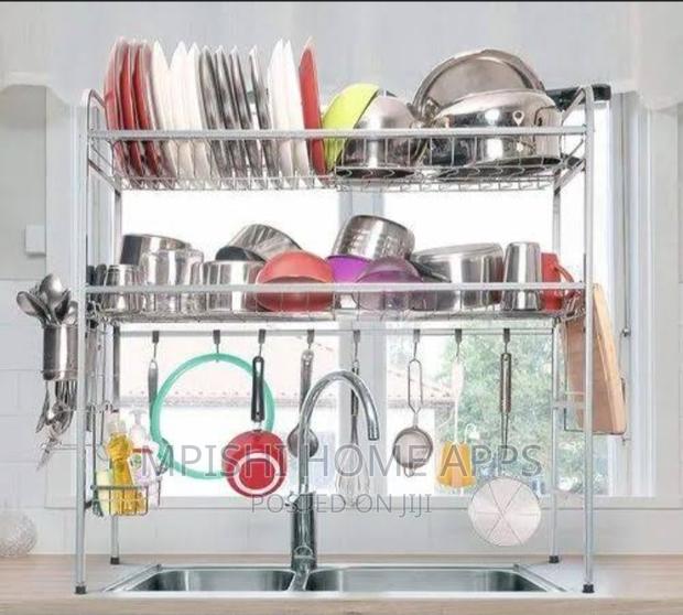 Stainless Steel Over The Sink Dish Drainer - thumbnail 5