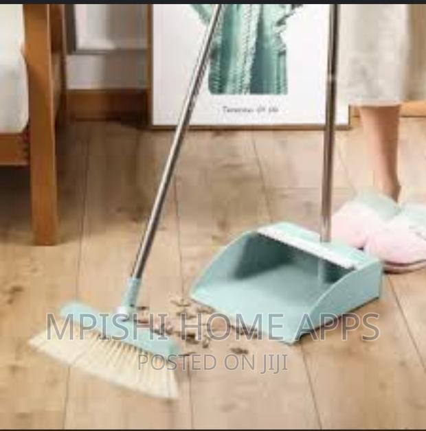 2 In 1 Flexible Broom And Dustpan - main view
