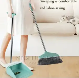 2 In 1 Flexible Broom And Dustpan