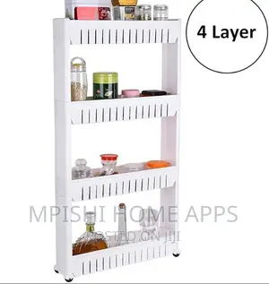 Multi~ Purpose 3 Layer Narrow Rack Trolley