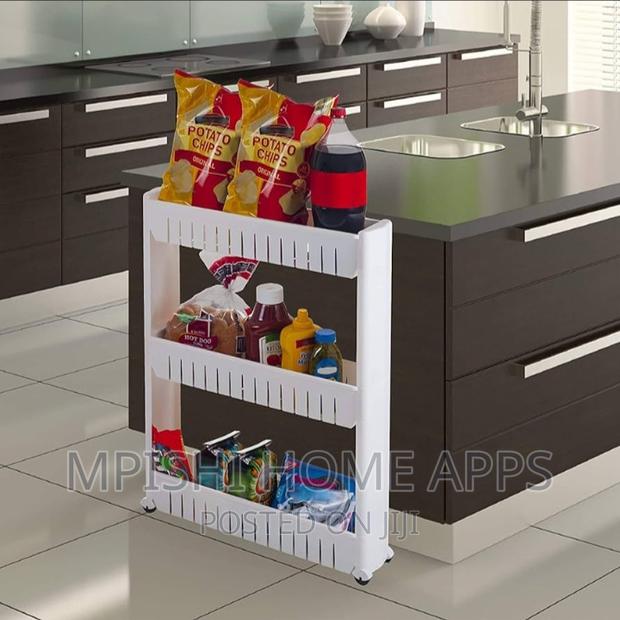 Multi~ Purpose 3 Layer Narrow Rack Trolley