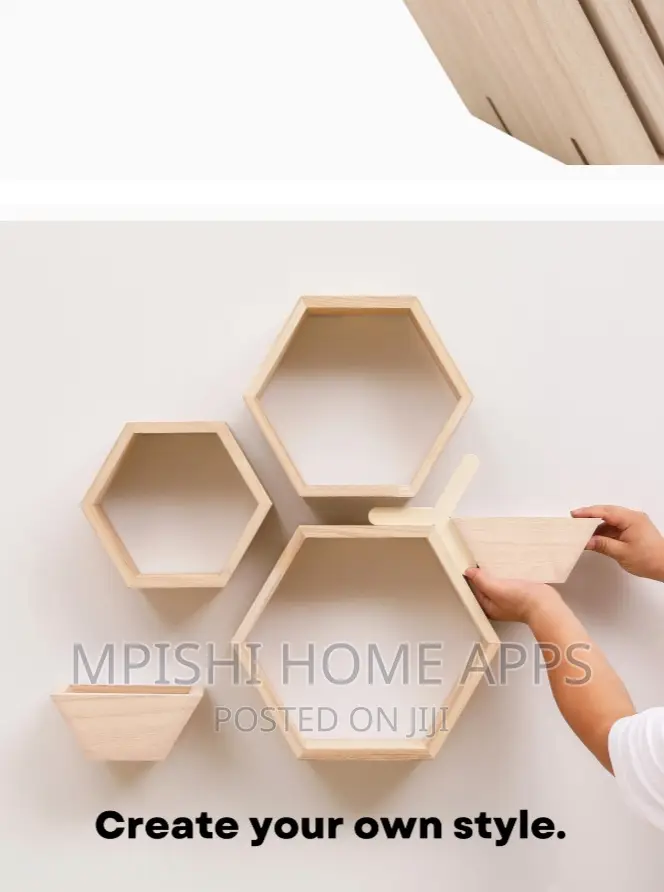 5 in 1 Floating Wooden Shelves in Nairobi Central Home Accessories