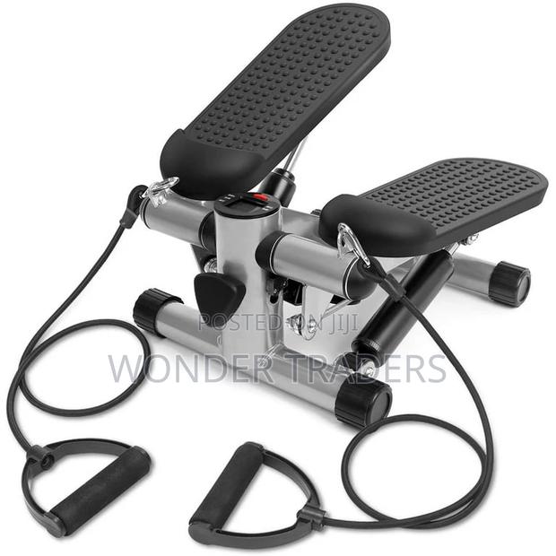 *_Mini Stepper With Resistance Bands