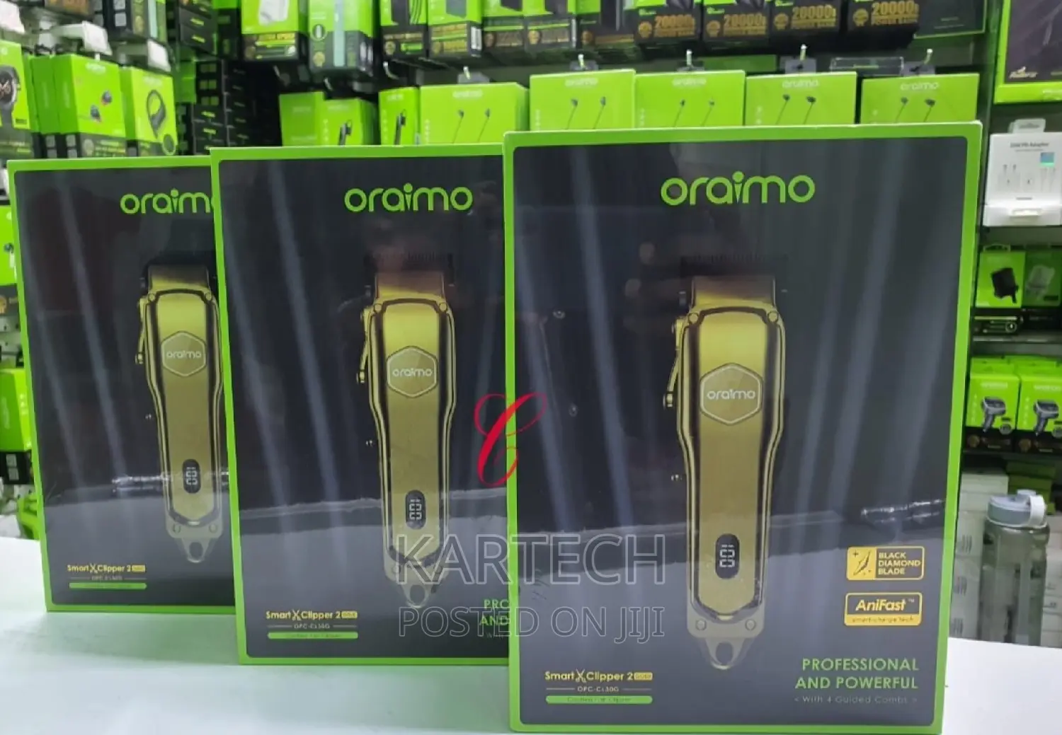 Oraimo Smart Clipper 2 Gold Opc-Cl30g Cordless Hair Clipper