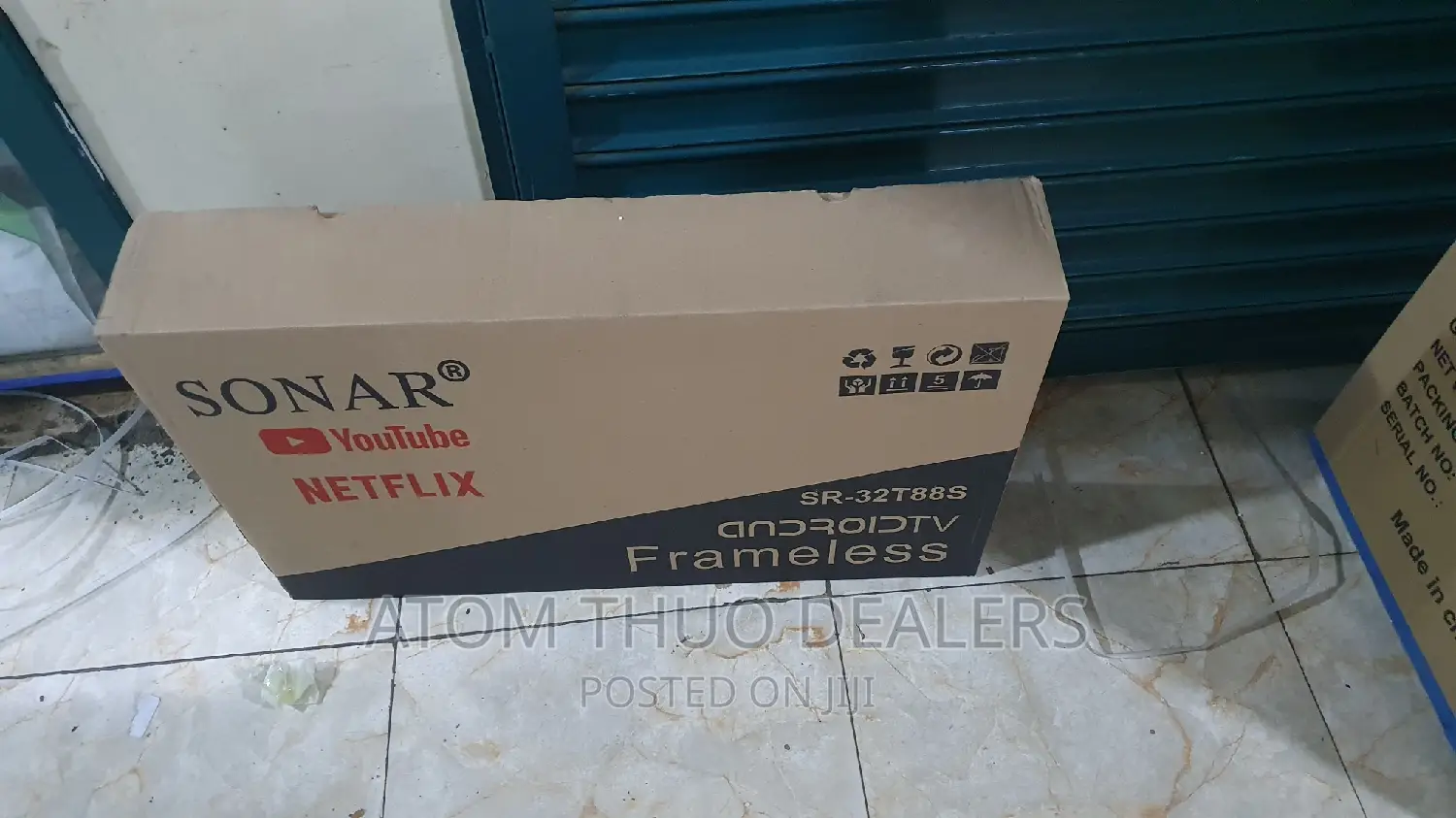 Sonar 32 Inches Flameless Smart Android Tv
