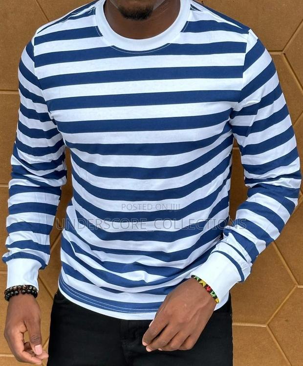Unisex Casual Stripped Longsleeved Tshirts - thumbnail 6