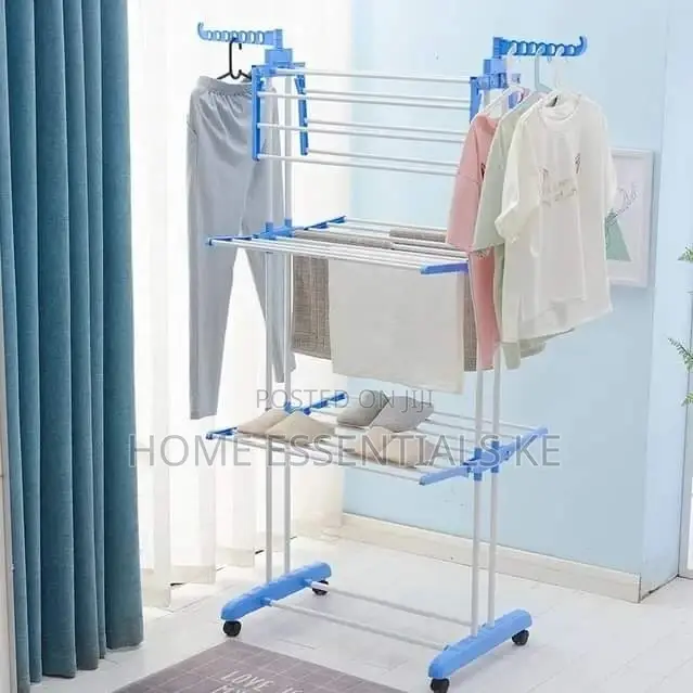 *New Arrival* *40kg 3 Layer Metallic Cloth Hanger Stand