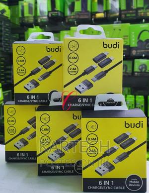Budi 6 In1 Charge/Sync Cables 0.6M - thumbnail 2