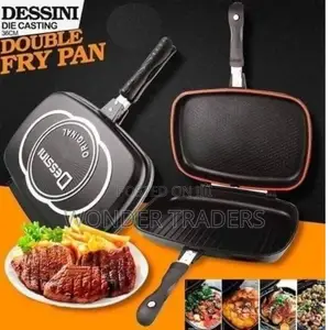 *Dessini Double Grill Pan Black*36CM