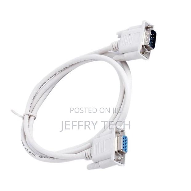 1.5M Male to Female Serial DB9 9-Pin Extension Cable RS232