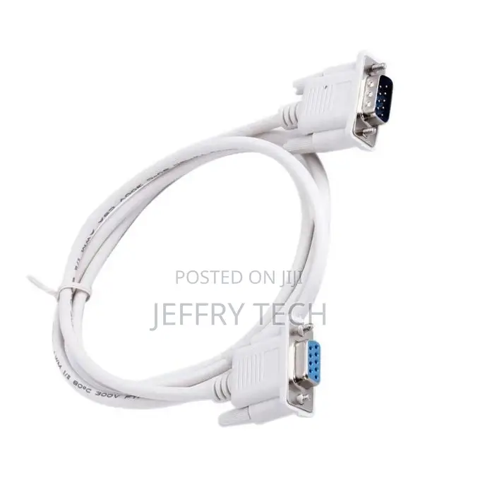 1.5M Male to Female Serial DB9 9-Pin Extension Cable RS232
