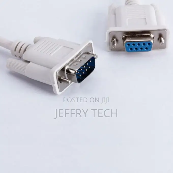 1.5M Male to Female Serial DB9 9-Pin Extension Cable RS232