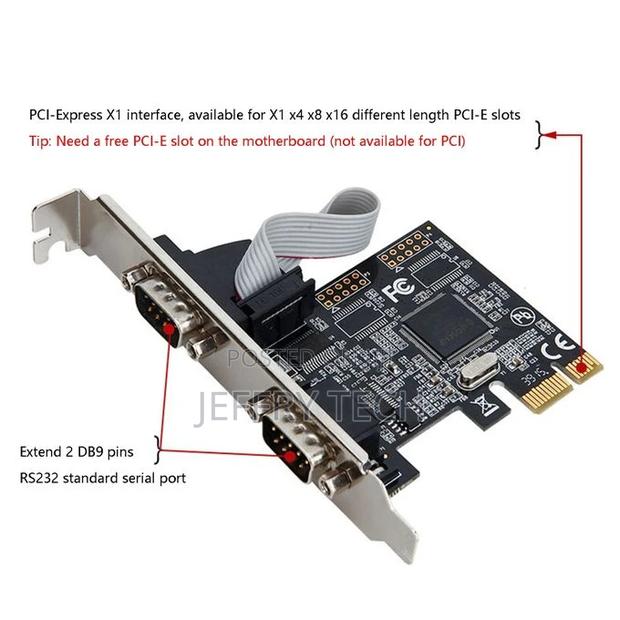 Pcie to Serial Ports RS232 Interface PCI-E PCI - thumbnail 3
