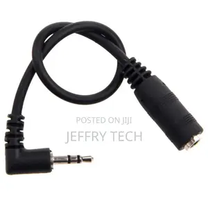 2.5mm (Male) to 3.5mm (Female) Stereo Audio Jack Adapter