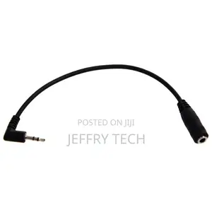 2.5mm (Male) to 3.5mm (Female) Stereo Audio Jack Adapter
