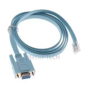 1.8M RJ45 Male to 9 Pin RS232 DB9 Female LAN Router/ Console