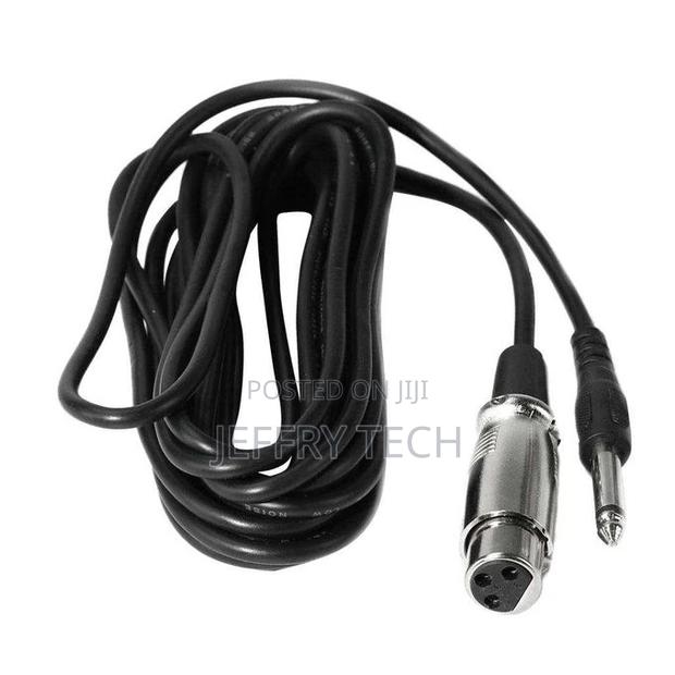 3 Pin XLR Female to 1/4 TRS 6.3mm Stereo Male Microphone Cab
