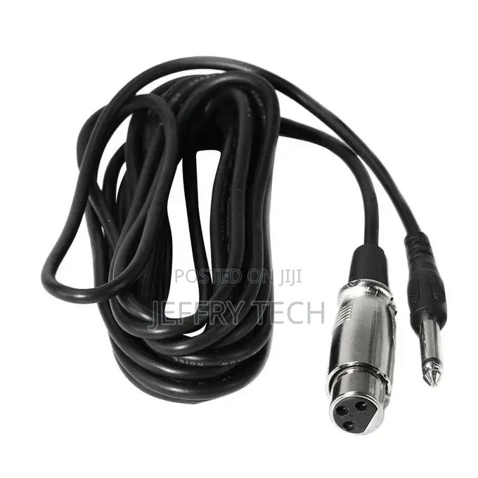 3 Pin XLR Female to 1/4 TRS 6.3mm Stereo Male Microphone Cab