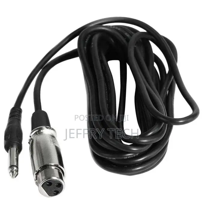 3 Pin XLR Female to 1/4 TRS 6.3mm Stereo Male Microphone Cab