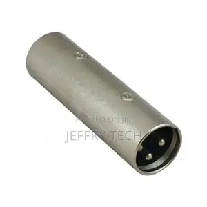 3-Pin XLR Male to Male Coupler Audio Microphone Ad