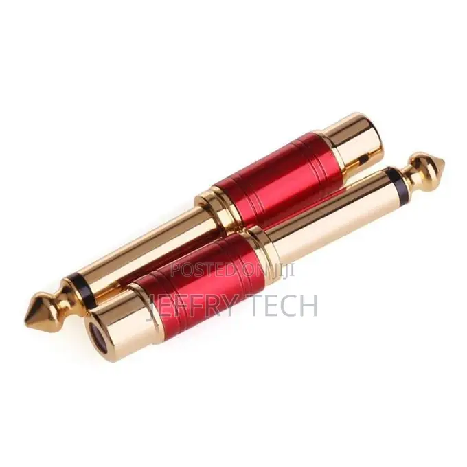 6.35mm 1/4 Inch Male Mono TS to RCA Female Interconnect Audi