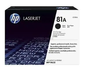 HP 81A Black Original Laserjet Toner Cartridge