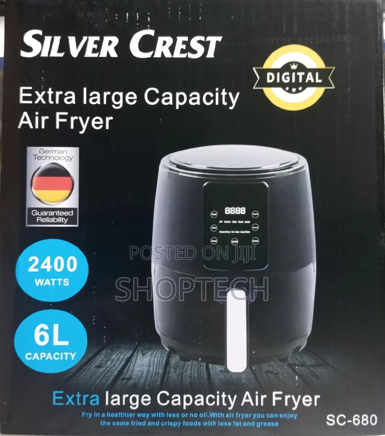 6l Silvercrest Airfryer Extra Large