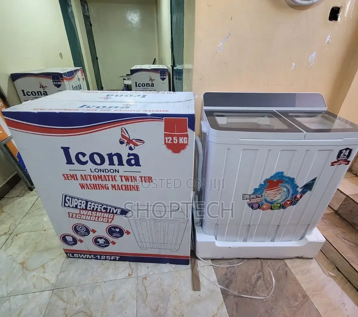Icona 12.5kgs Twin Tub Washing Machine