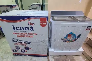 Icona 12.5kgs Twin Tub Washing Machine